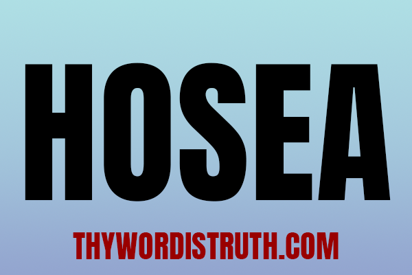 47 Lessons on Hosea